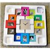 Image 1 : FAMILY TIME PHOTO FRAME/CLOCK- NEW IN BOX