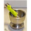 STAINLESS STEEL PESTLE AND MORTAR