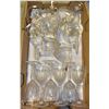 FLAT OF ASSORTED CRYSTAL GLASSWARE