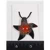 Image 1 : GLASS STARFISH PENDANT ON CORD