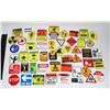 Image 1 : NEW WARNING SIGN THEME STICKER SET