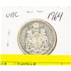Image 1 : 1964 CANADIAN SILVER HALF DOLLAR