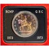Image 2 : 1973 RCMP SILVER DOLLAR IN CASE