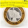 Image 1 : GAMING TOKEN FROM LAS VEGAS 38 GRAM PURE SILVER
