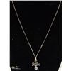 Image 1 : SILVER NECKLACE WITH SWEET 16 PENDANT