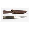 Image 1 : VINTAGE HUNTING KNIFE IN A SHEATH