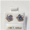 Image 1 : BZ1077-18 10K TANZANITE 2IN1 EARRINGS