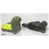 Image 1 : 2 SOAPSTONE SCULPTURES