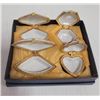 Image 1 : NEW SET OF 4 MINIATURE HANDMADE TRINKET BOXES