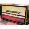 Image 1 : FRAMED COUNTRY SCENE PICTURE 5'1" X 3'1"
