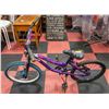 Image 1 : PURPLE KIDS BIKE 20" WHEEL