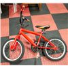 RED KIDS BIKE 14" WHEEL