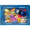 Image 1 : BIN OF SMALL TOYS AND HOT WHEELS