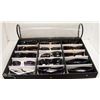 Image 1 : BLACK CASE WITH 15 ASSORTED SUNGLASSES AND/OR