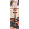 Image 1 : GUMBALL MACHINE 47 INCH TALL - COMES WITH KEY