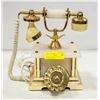 Image 1 : VINTAGE 18K GOLD PLATED ROTARY PHONE