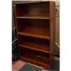 Image 1 : WOOD TONE BOOK SHELF H-60" W-12" L-36"