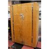 Image 1 : LOCKING WOOD CABINET H-73" W-25" L-48"