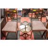 Image 3 : VINTAGE 5 PC SITTING ROOM SET INCLUDES 3 CHAIRS