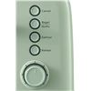 Image 2 : NEW PASTEL GREEN 4 SLOT TOASTER WITH BAGEL OPTION