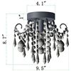 Image 2 : NEW SEALED PARTS Q&S MINI CRYSTAL CHANDELIER WITH