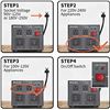 Image 2 : SEYAS 1000W AUTO STEP UP&DOWN VOLTAGE TRANSFORMER