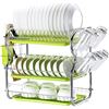 Image 1 : 3 TIER B SHAPED BOWL RAWL RACK - INSERTS ARE CLEAR