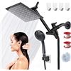 Image 1 : REPACKED COSYLAND 8" SQUARE RAINFALL & HAND WAND