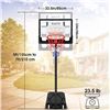 Image 1 : NEW PORTABLE BASKETBALL HOOP - ADJUSTABLE HEIGHT