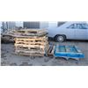 Image 1 : LARGE LOT OF ASSORTED WOOD PALLETS