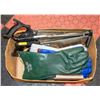 Image 1 : FLAT OF SAWS AND 4 PAIRS OF GLOVES