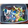 Image 1 : RUBBERMAID FULL OF BUZZ LIGHTYEAR AND TOY STORY
