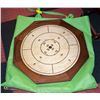 Image 1 : NEW CROKINOLE BOARD IN BAG NO CHIPS