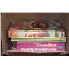 Image 1 : BOX OF COOK BOOKS
