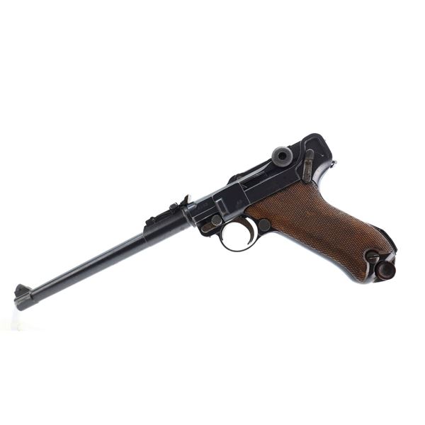 WWI GERMAN, MODEL: P08 ARTILLERY LUGER, CALIBER: 9MM LUGER