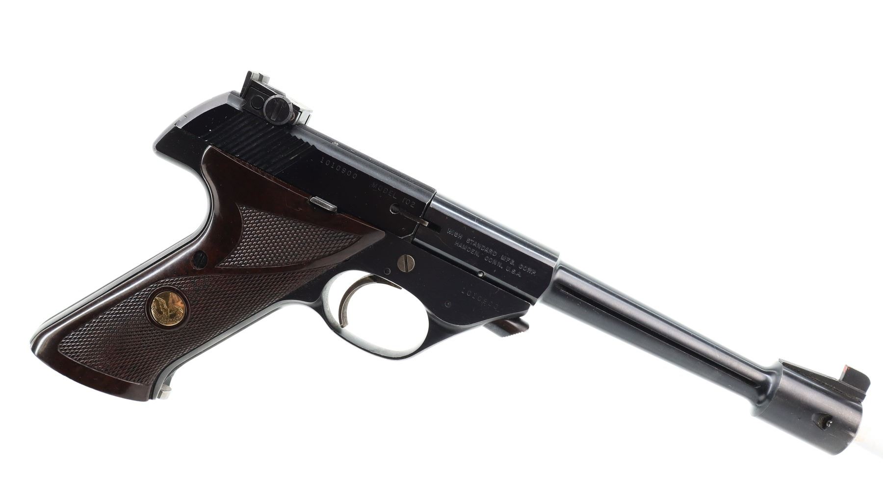 HIGH STANDARD MODEL 102 OLYMPIC CITATION CALIBER 22 SHORT 22 LR high-standard-model-102-olympic-citation-caliber-22-short-22-lr