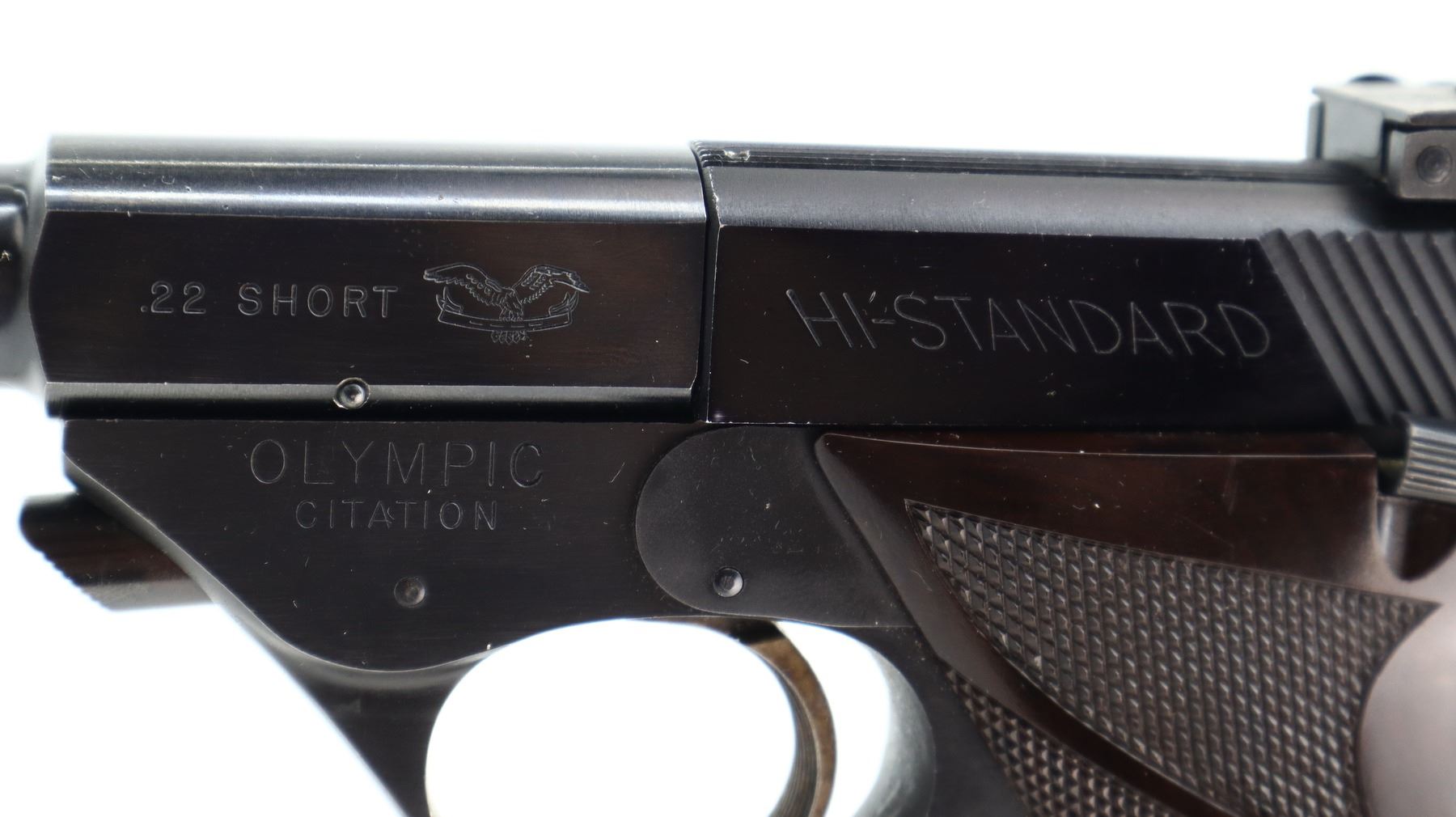 HIGH STANDARD MODEL 102 OLYMPIC CITATION CALIBER 22 SHORT 22 LR high-standard-model-102-olympic-citation-caliber-22-short-22-lr
