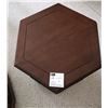 Image 1 : Hexagonal Wooden Side Table