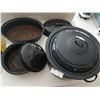 Image 1 : Graniteware Roaster and 2 x Pots