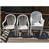 Image 1 : 6 x Plastic Lawn Chairs