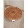 Image 1 : Hand-Carved Tri-Legged Collapsable Decagonal Table