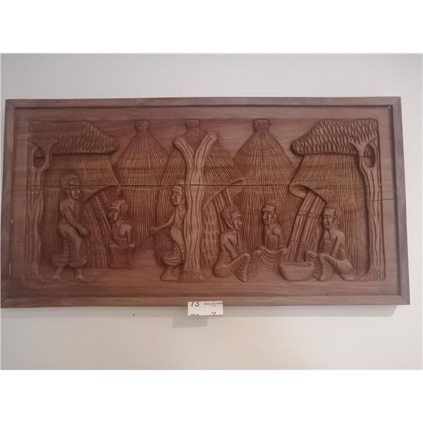 Handcarved African Wood Art