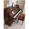 Image 2 : Yamaha Upright Piano w/ Metronome, Stool, Books, and Light