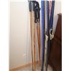 Image 3 : Two Pairs of Cross-Country Skis w/ Bamboo Poles