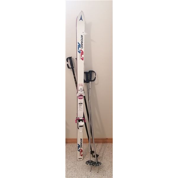 Atomic AL-7 Swinger Skis w/ Two Pairs of Poles