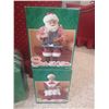 Image 2 : 3 x Christmas Light Houses, Santa and Mrs. Claus Shelf Sitters, and Santa Display Figure