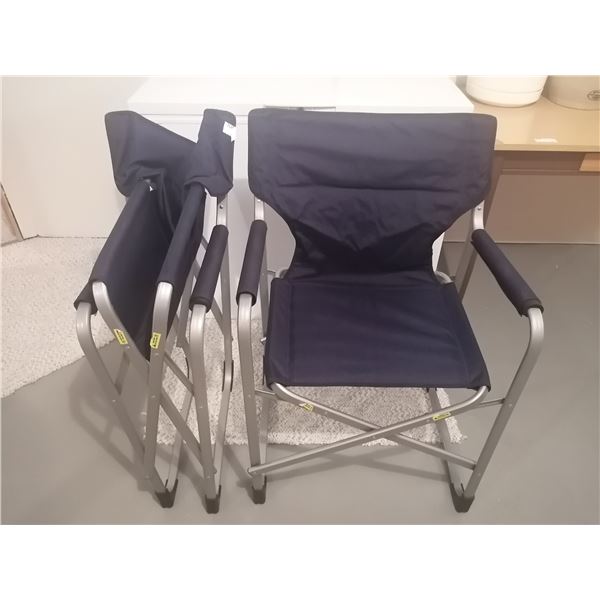 2 x Foldable Directors' Chairs