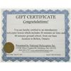 Image 1 : GIFT CERTIFICATE FOR LESSON AND HELICOPTER RIDE