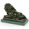 Image 1 : Bronze Barye Style Lion on Marble