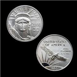 1/2 oz. ($50) Platinum Eagle